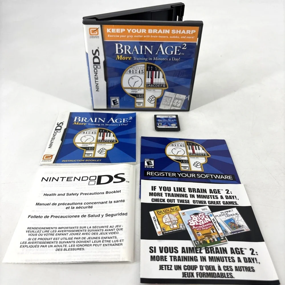 Brain Age 2 More Training in Minutes a Day (Nintendo DS) Complete‎